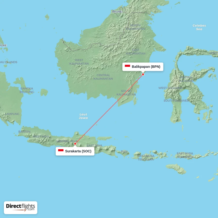 SOC - BPN route map