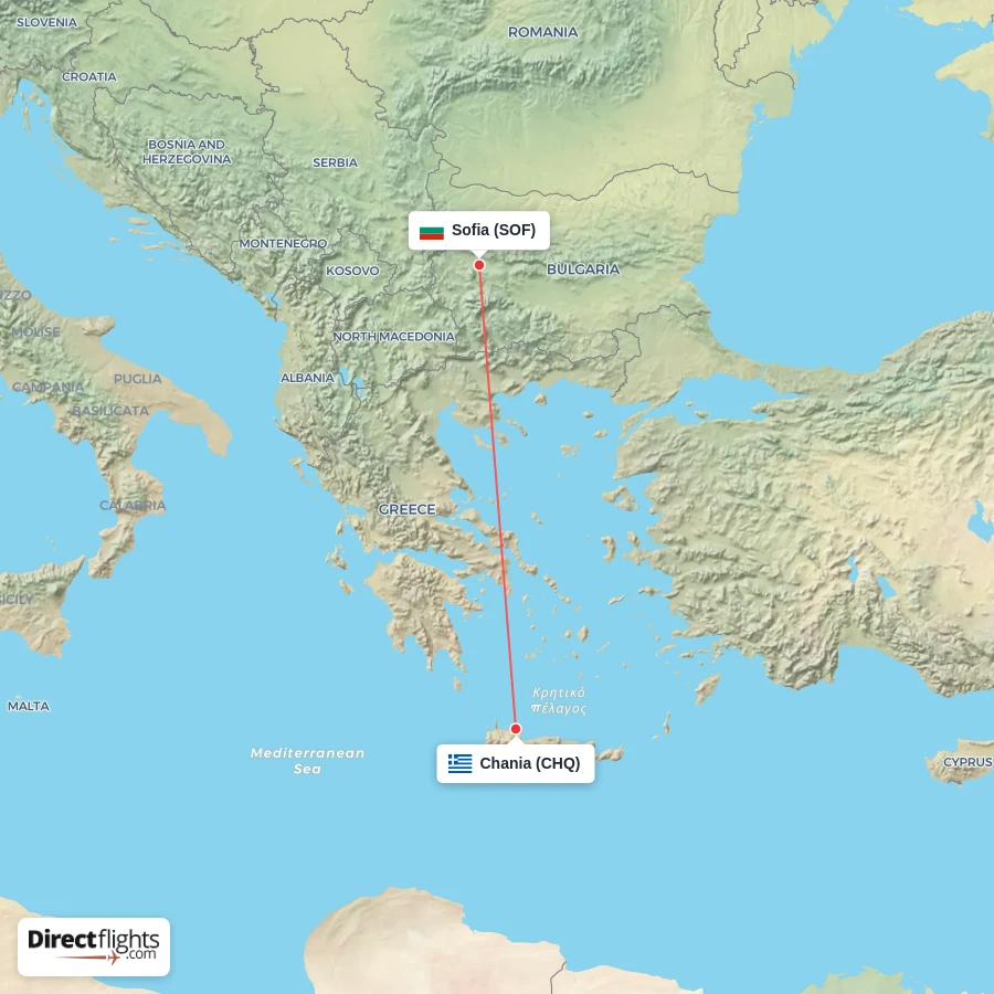 SOF - CHQ route map