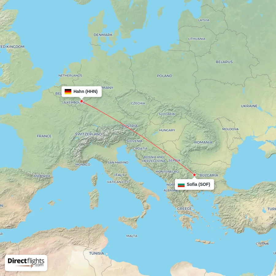 SOF - HHN route map