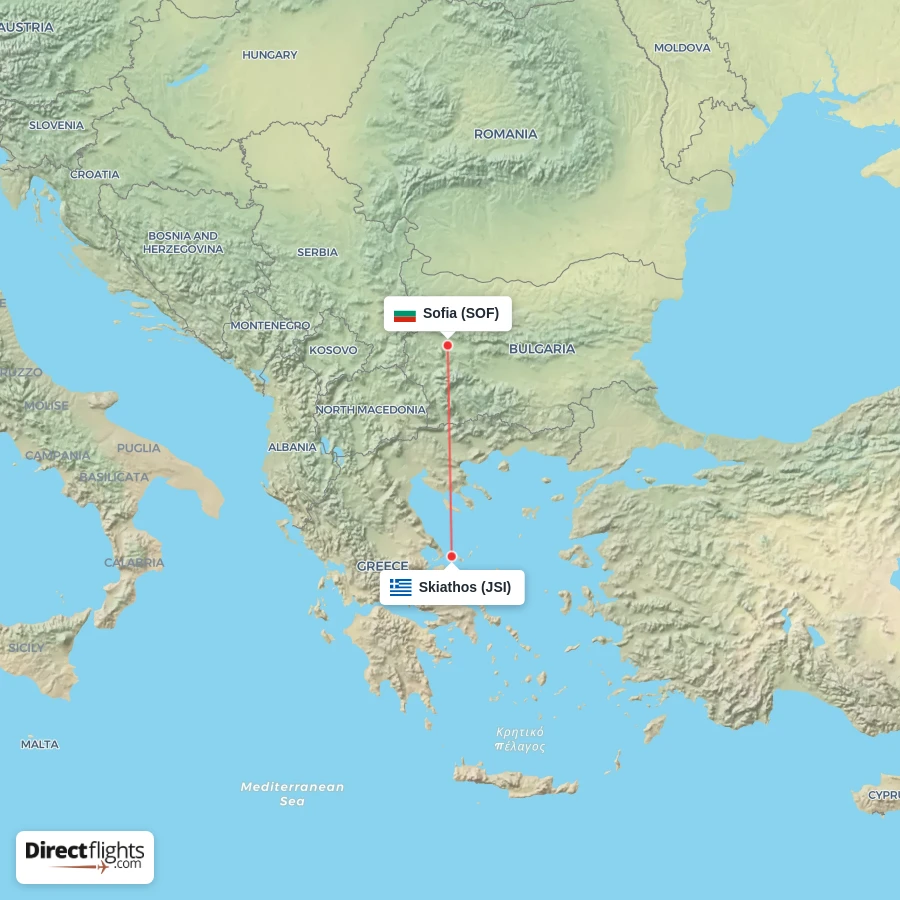 SOF - JSI route map