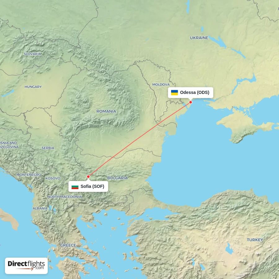 SOF - ODS route map