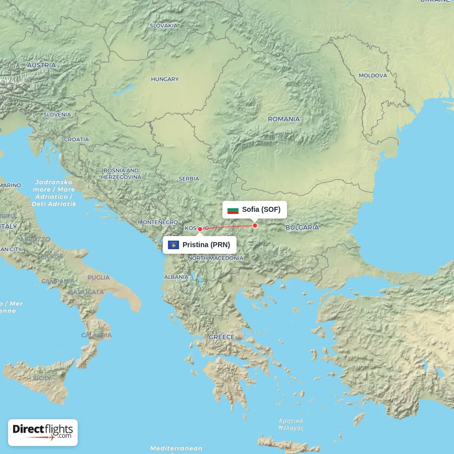 SOF - PRN route map