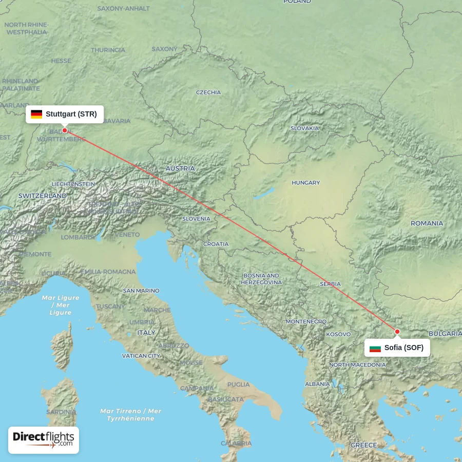 SOF - STR route map