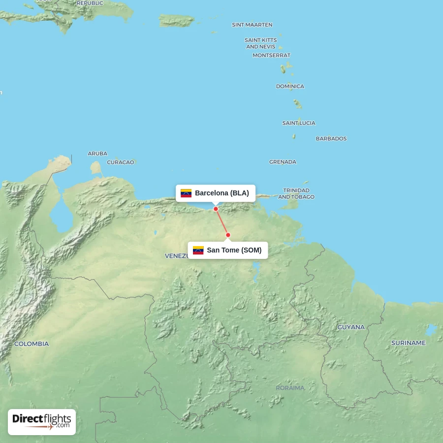 SOM - BLA route map