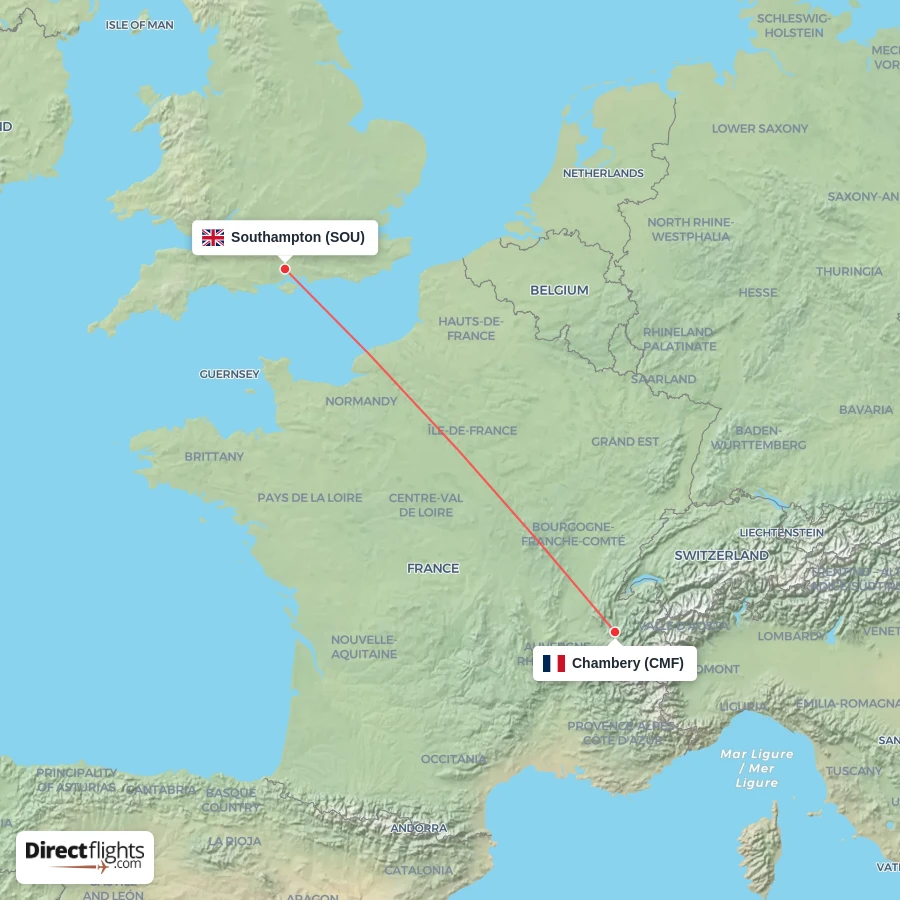 SOU - CMF route map