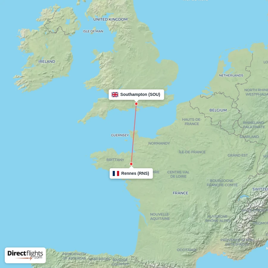 SOU - RNS route map