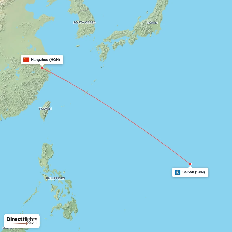 SPN - HGH route map