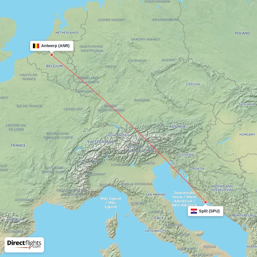 SPU - ANR route map