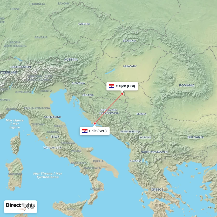SPU - OSI route map