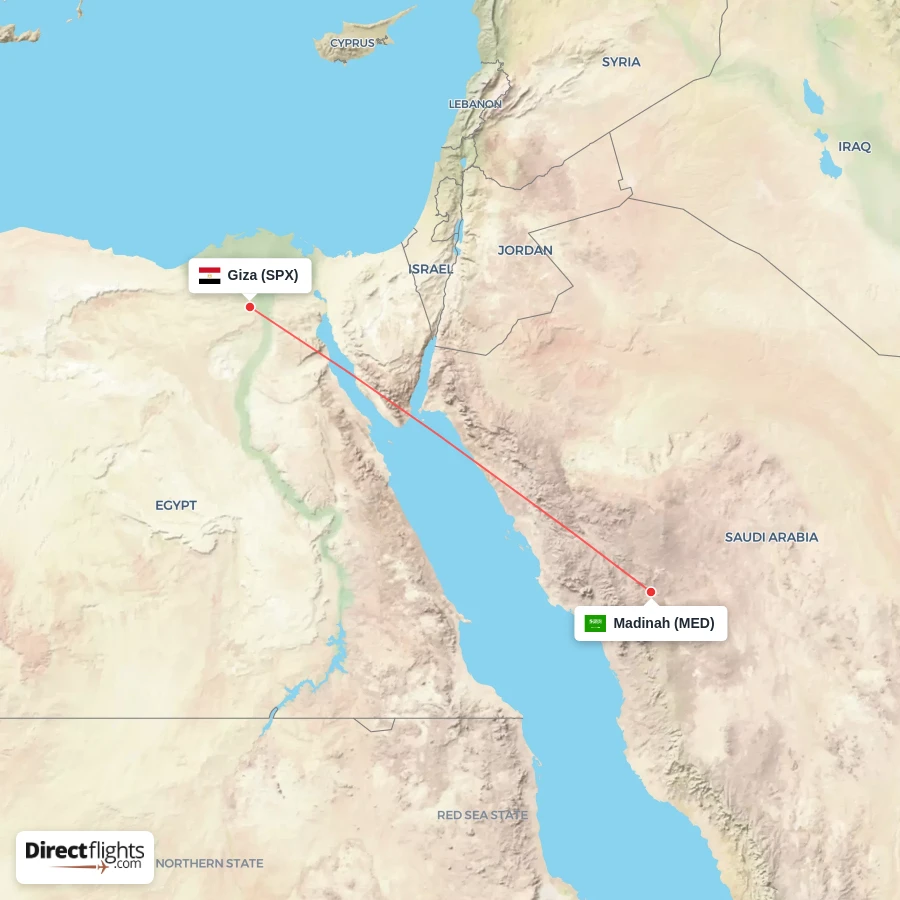 SPX - MED route map