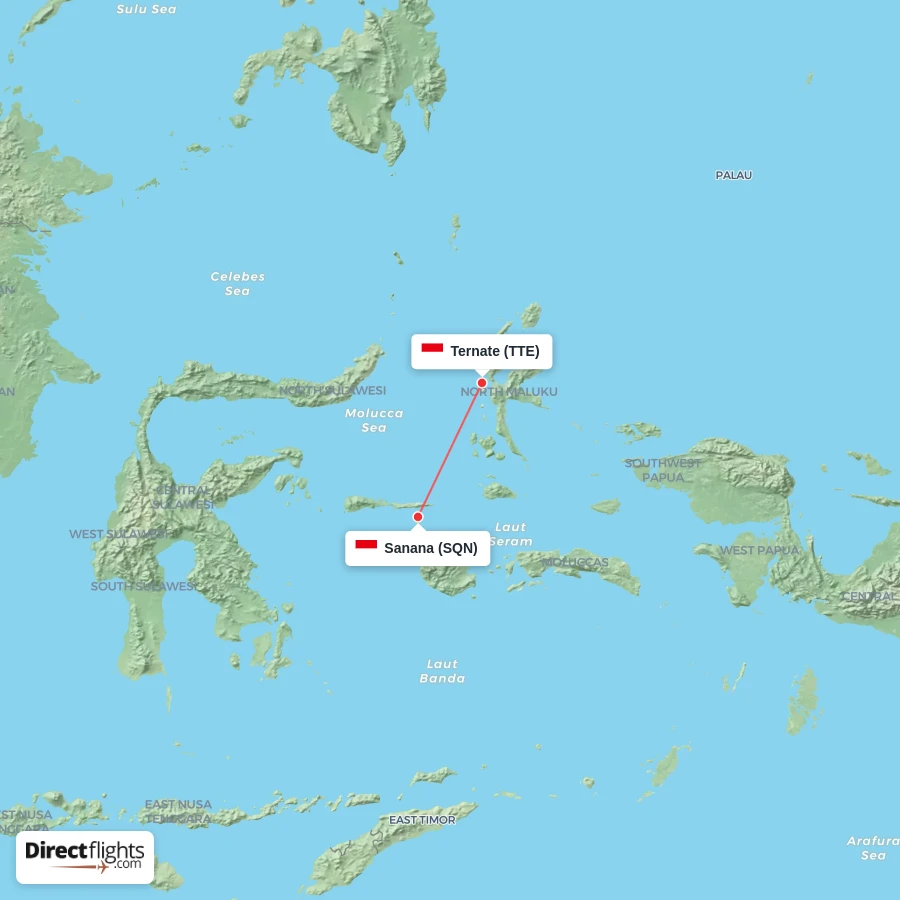 SQN - TTE route map
