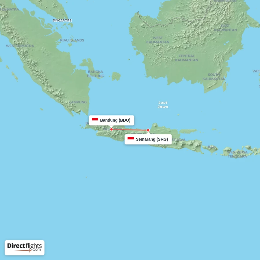 SRG - BDO route map