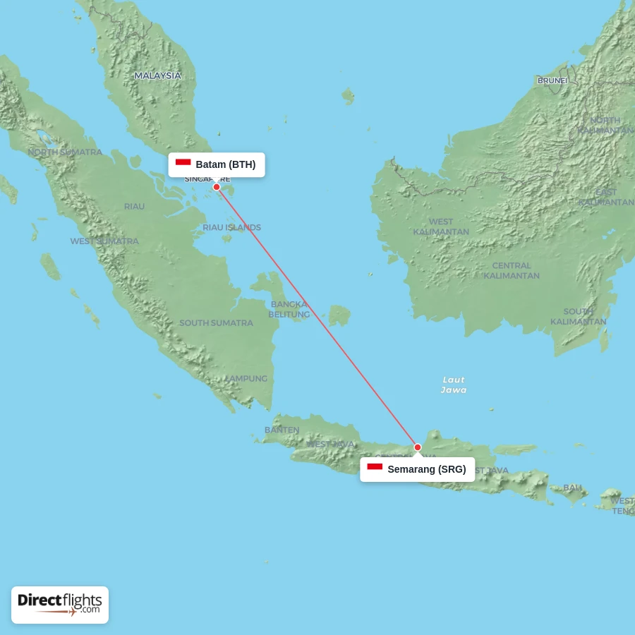 SRG - BTH route map