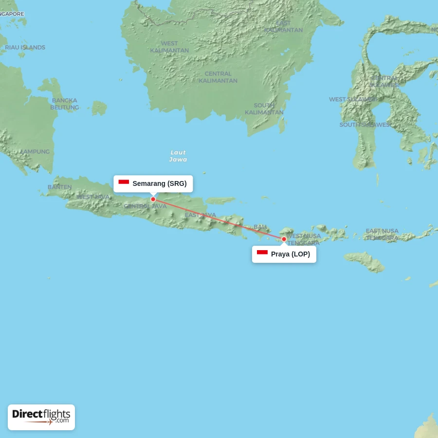 SRG - LOP route map