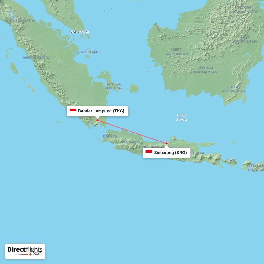 SRG - TKG route map