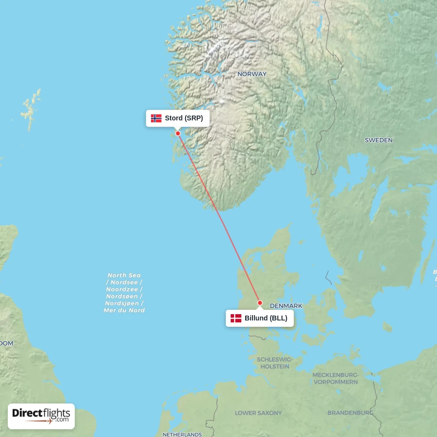 SRP - BLL route map
