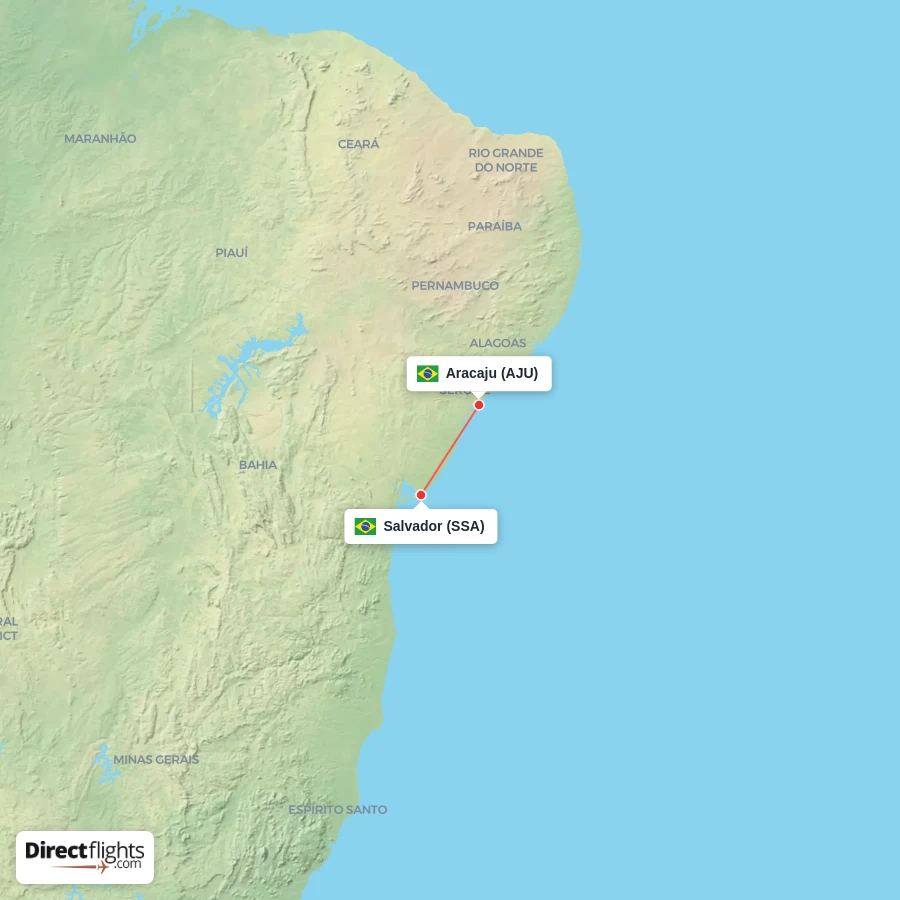SSA - AJU route map