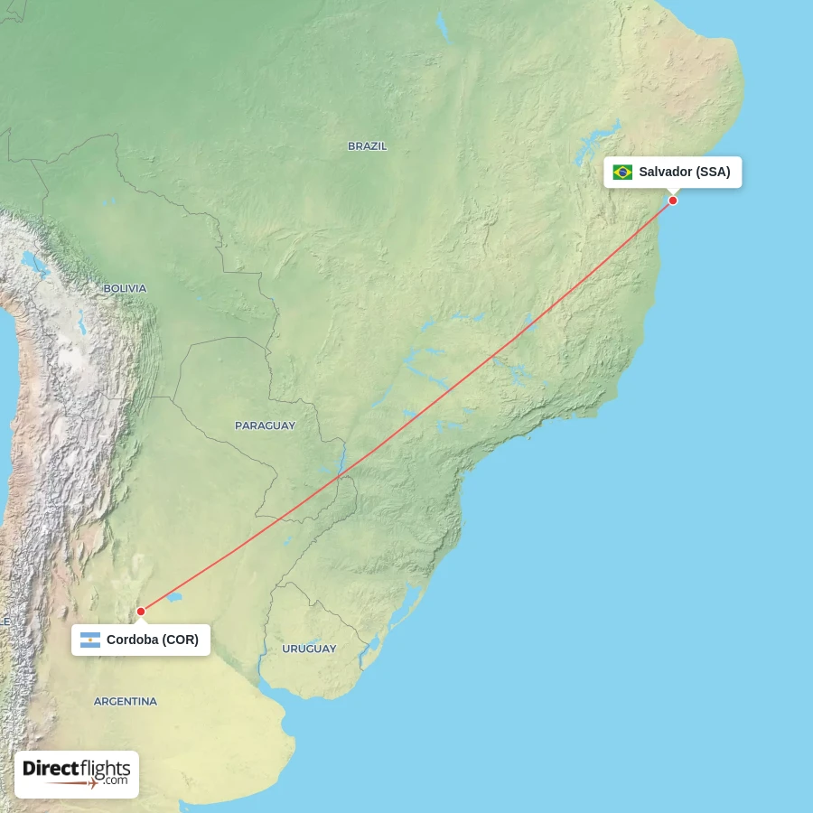 SSA - COR route map