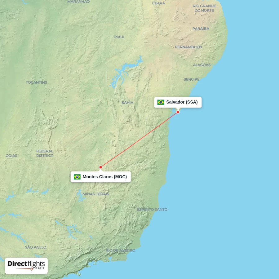 SSA - MOC route map