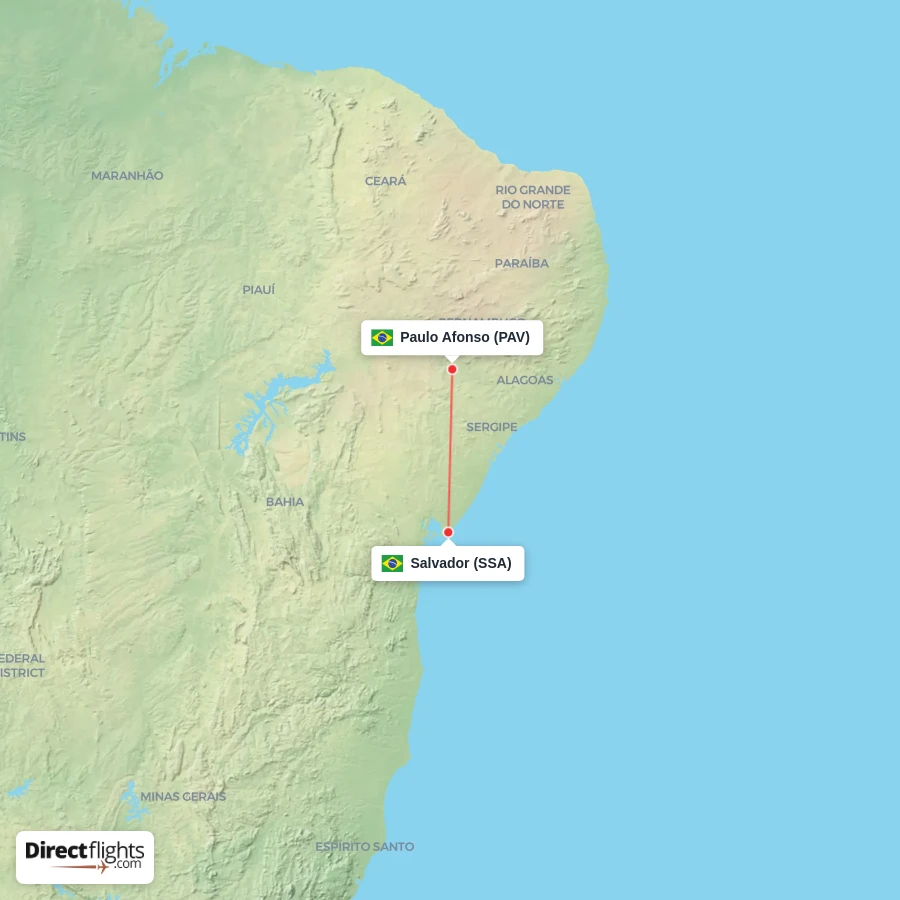SSA - PAV route map