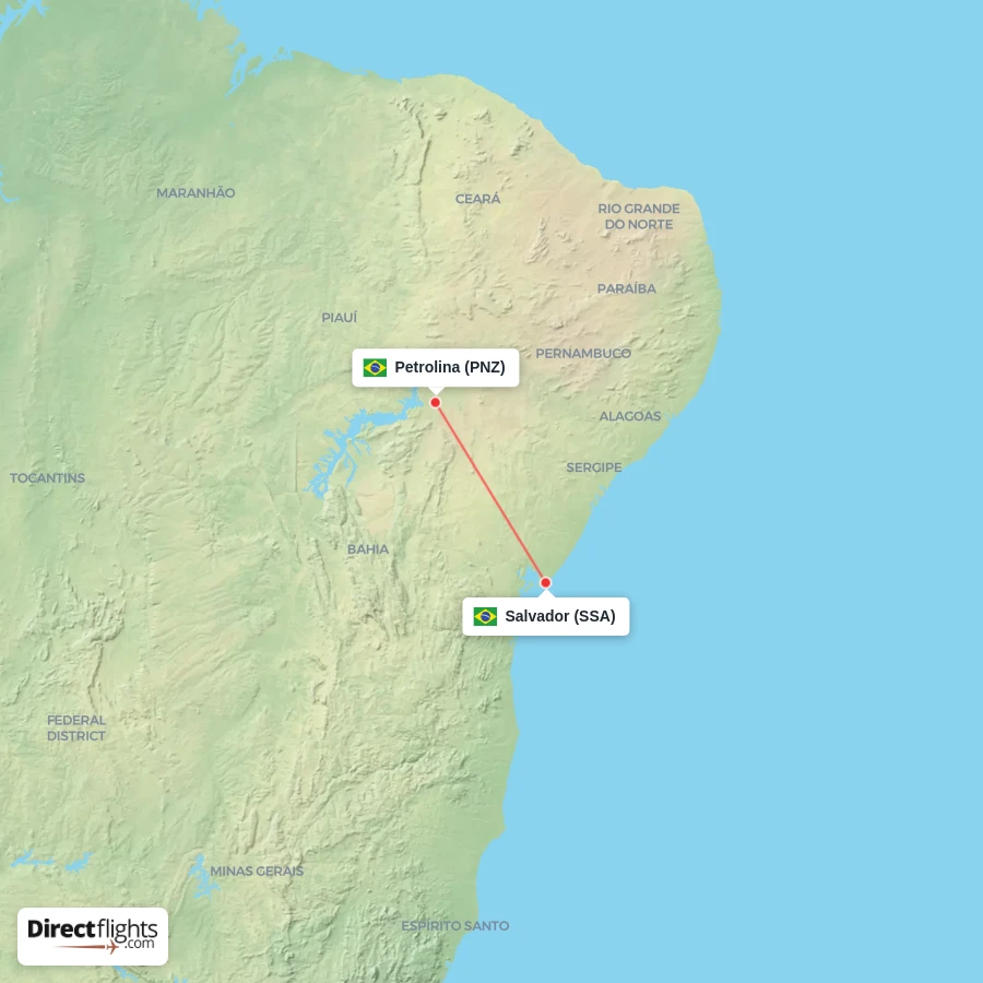 SSA - PNZ route map