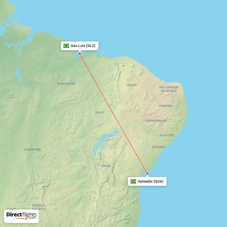 SSA - SLZ route map