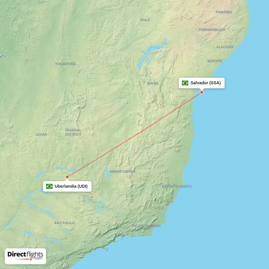 SSA - UDI route map