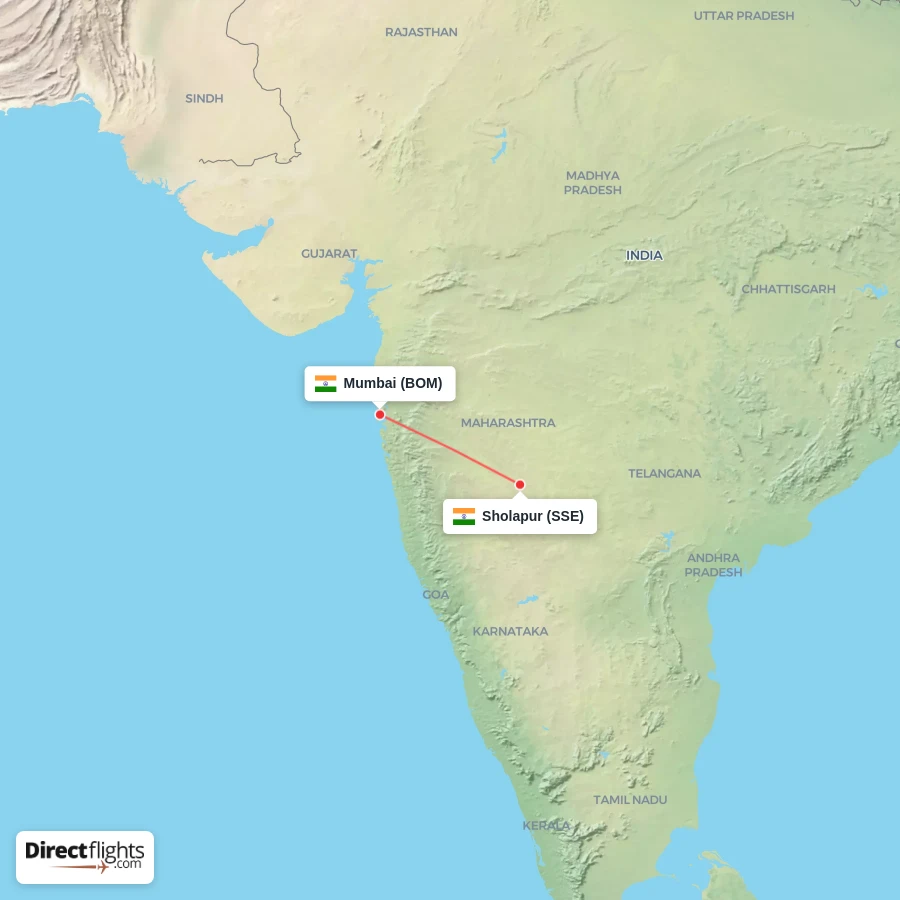 SSE - BOM route map