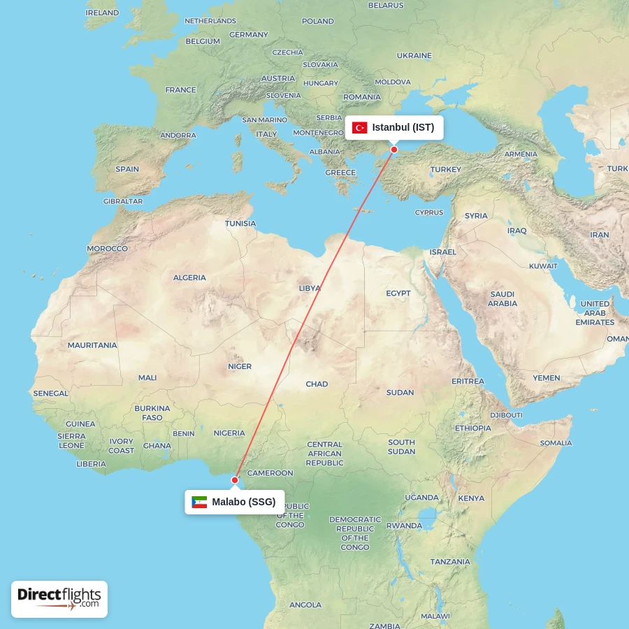 SSG - IST route map