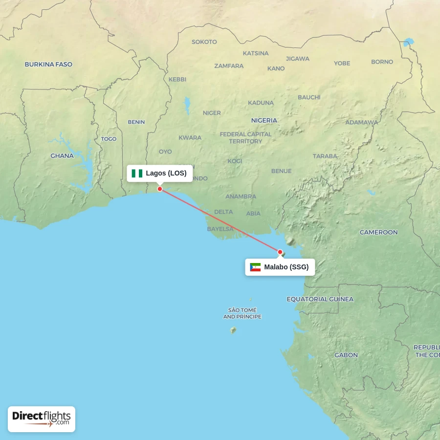 SSG - LOS route map
