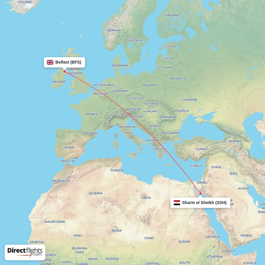 SSH - BFS route map