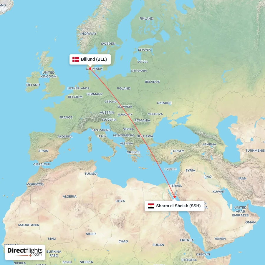 SSH - BLL route map
