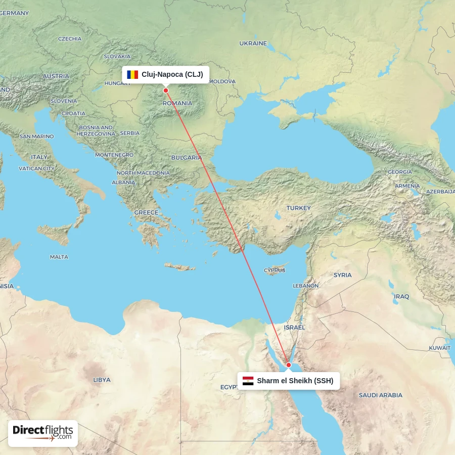 SSH - CLJ route map