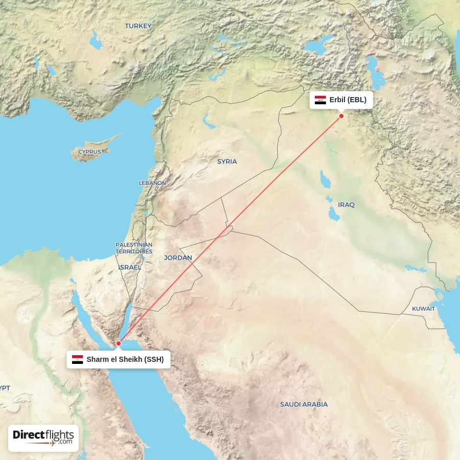 SSH - EBL route map