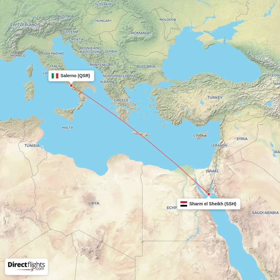 SSH - QSR route map