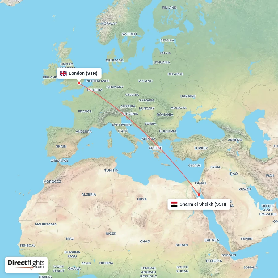 SSH - STN route map