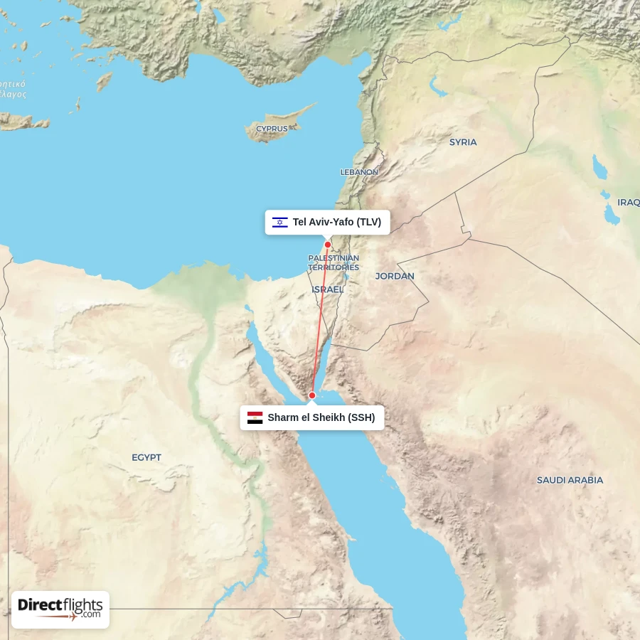 SSH - TLV route map