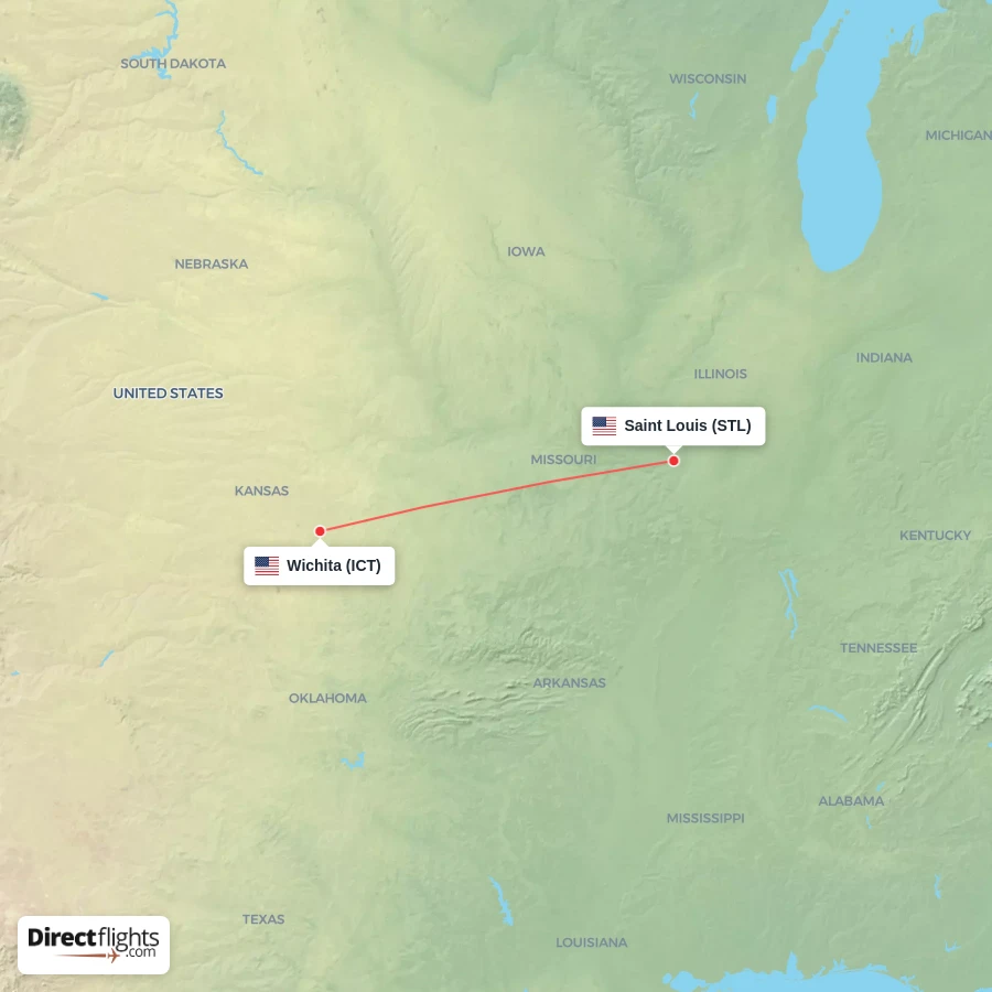 STL - ICT route map