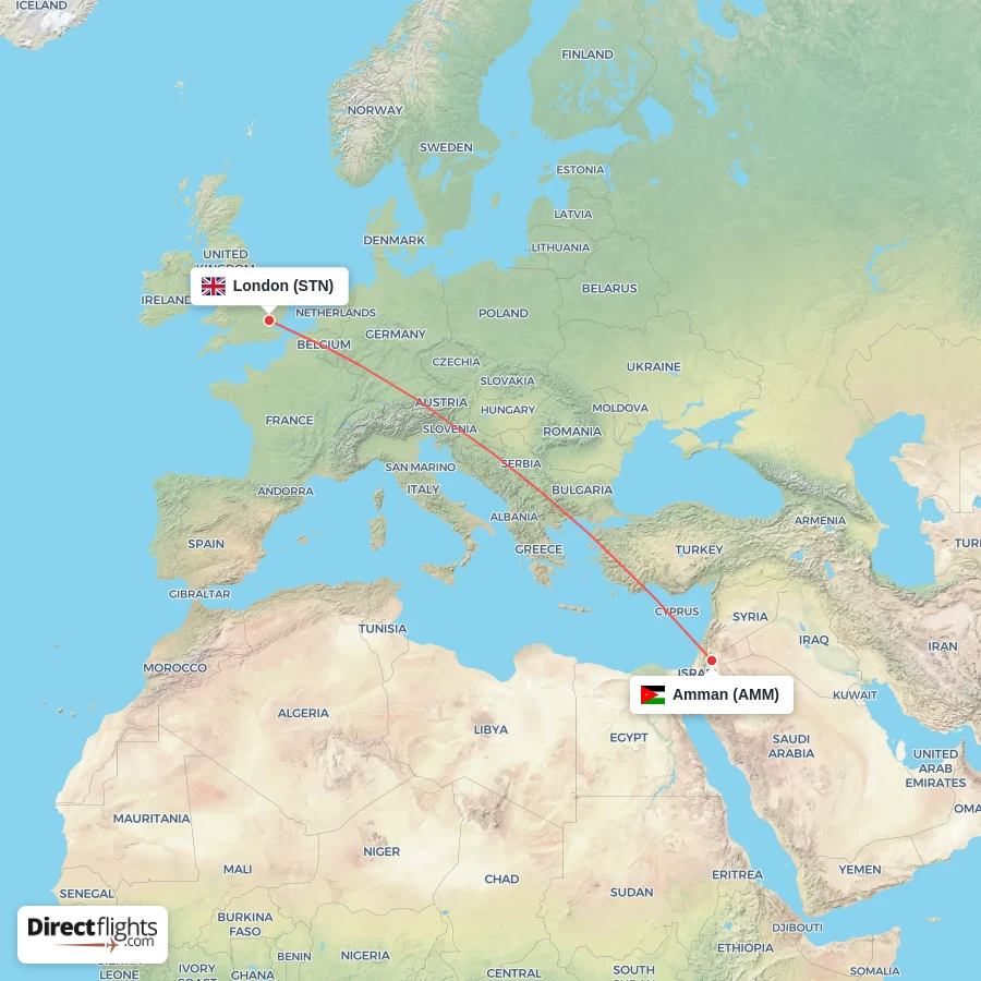 STN - AMM route map