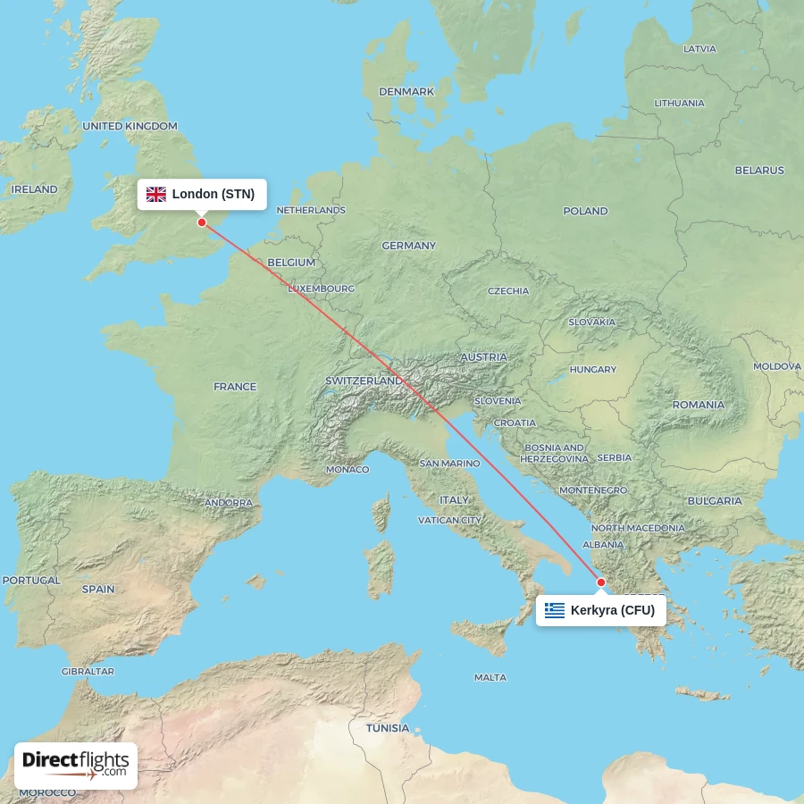 STN - CFU route map