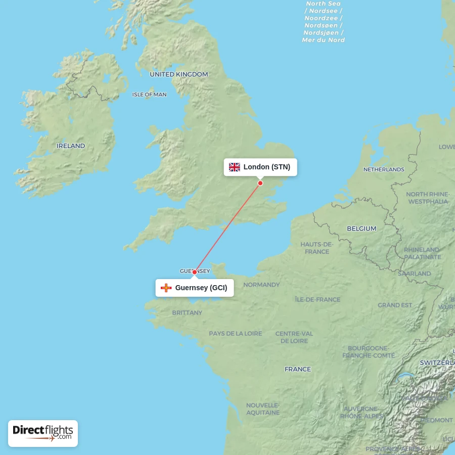 STN - GCI route map