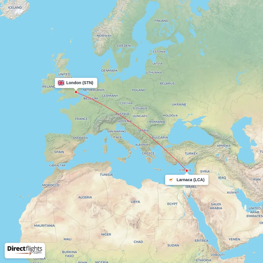 STN - LCA route map