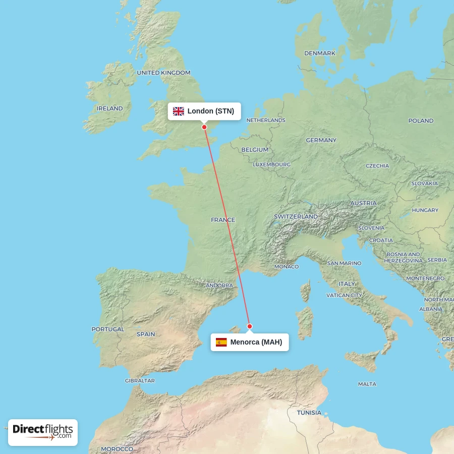 STN - MAH route map