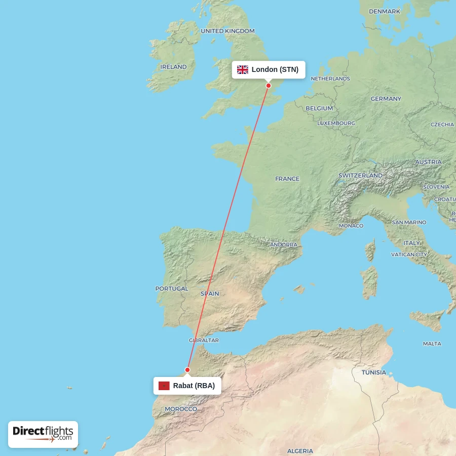 STN - RBA route map