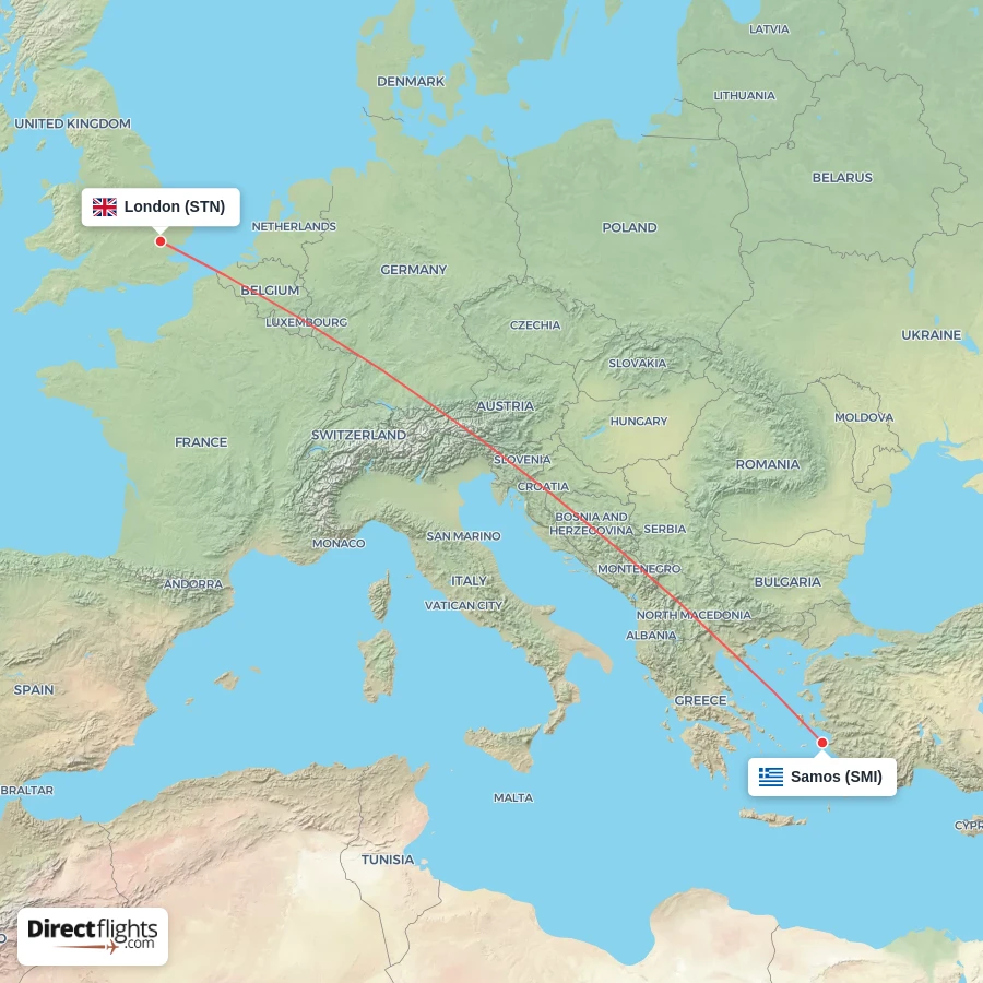 STN - SMI route map