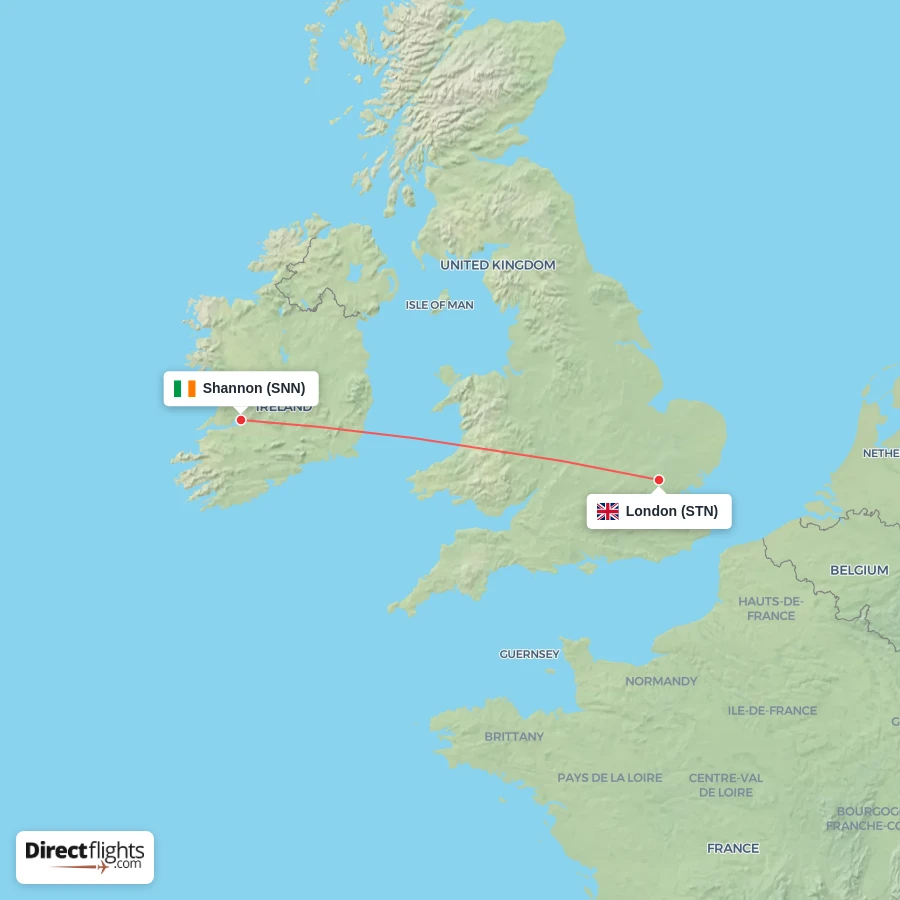 STN - SNN route map