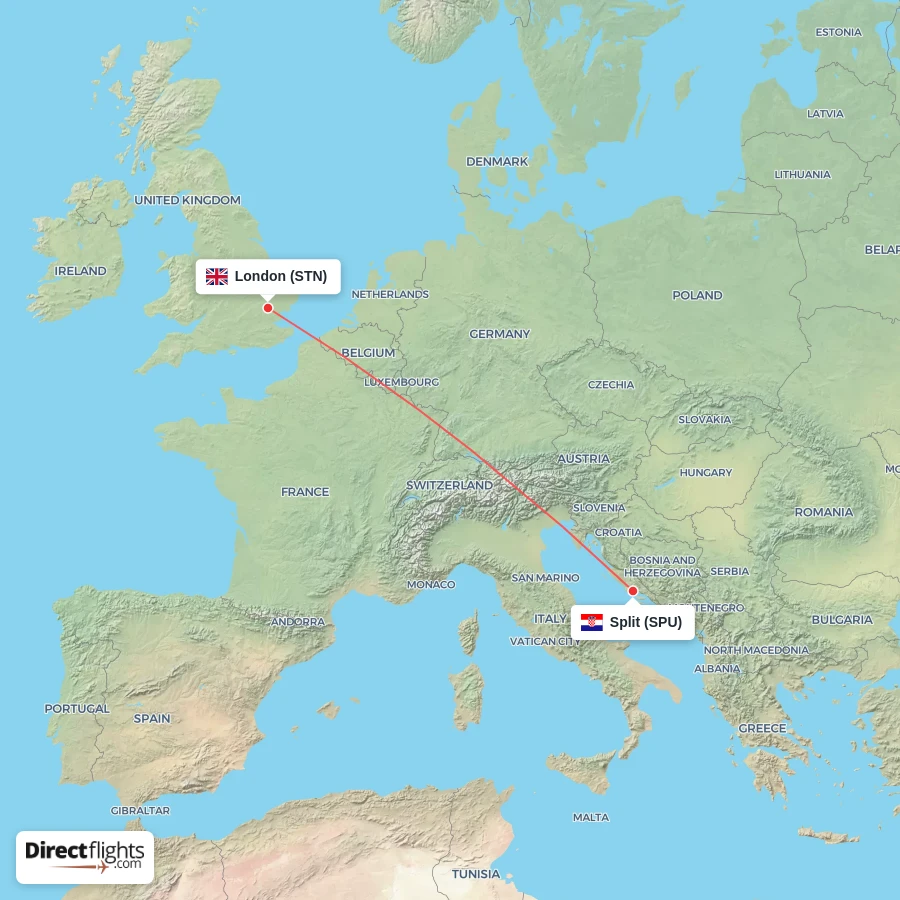 STN - SPU route map