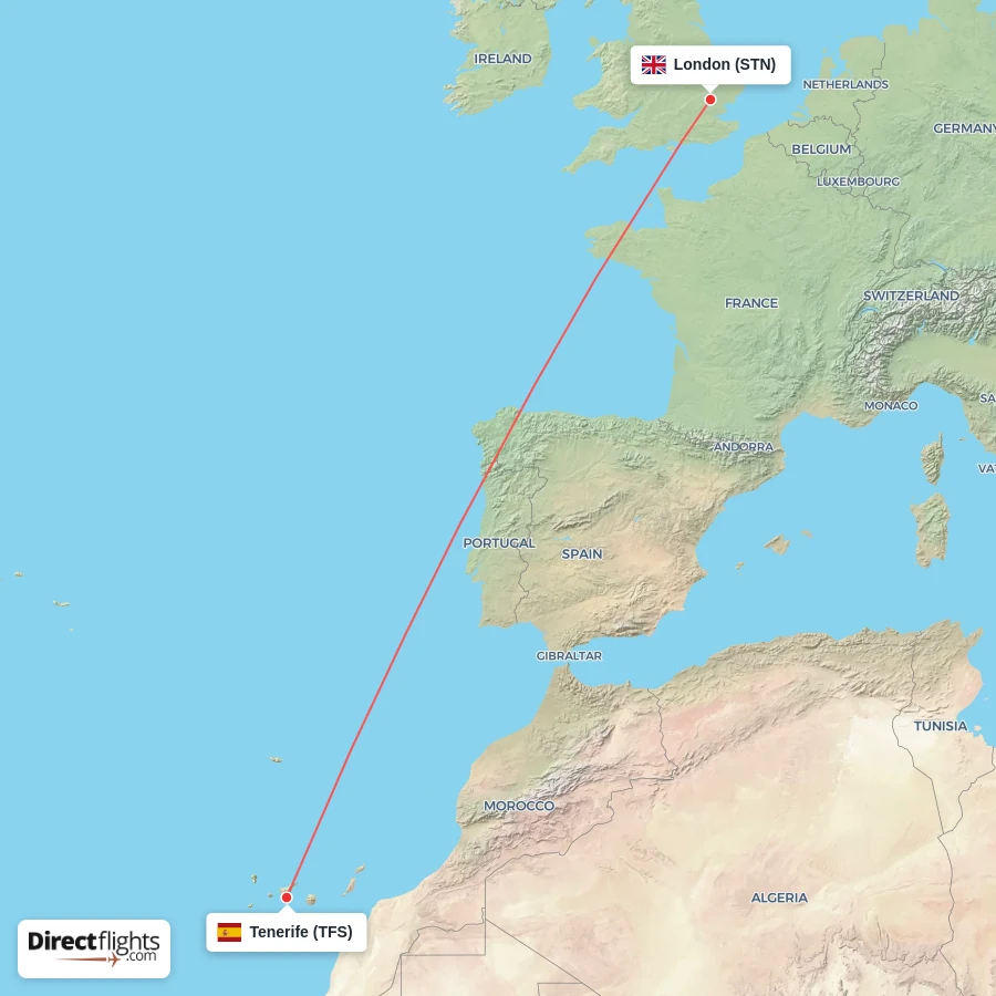 STN - TFS route map
