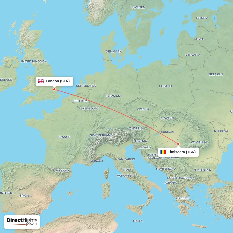 STN - TSR route map