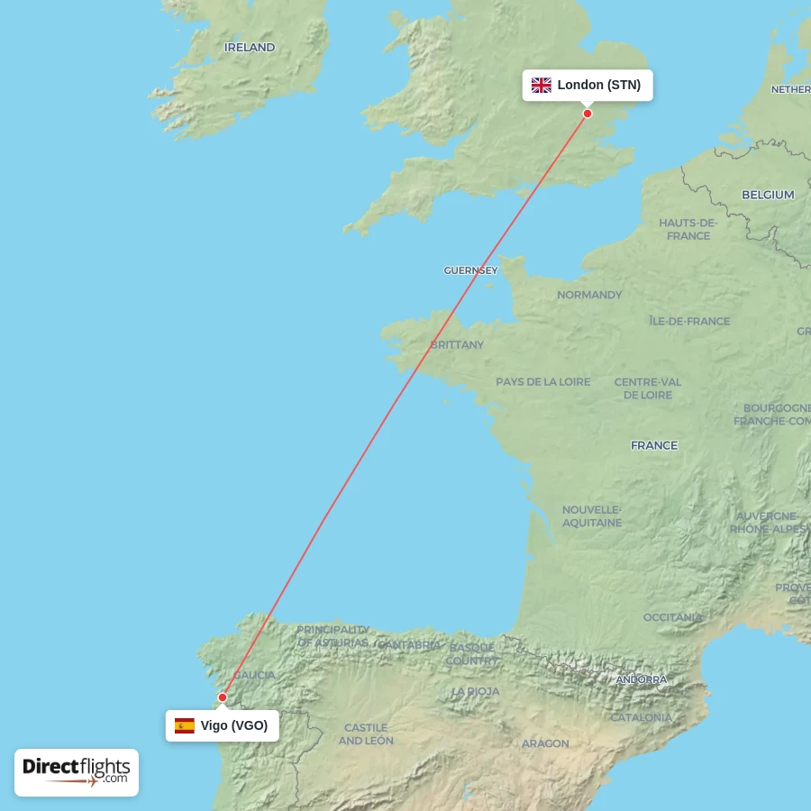 STN - VGO route map